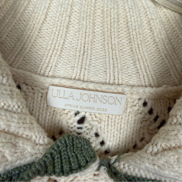 Ulla Johnson Osian Collared Pullover Knit Sweater - Picture 7 of 9